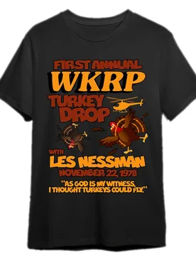 Thanksgiving TV Show Inspired Turkey Drop T-Shirt 100% Cotton O-Neck Short Sleeve Summer Casual Mens T-shirt Streetwear - Aliexpress - FashionsVida