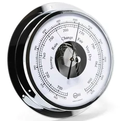Viking 130 Barometer Chrome One Size unisex