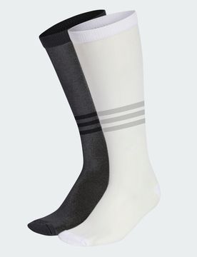 CALZE SHEER HIGH CREW 2 PAIA 43-45 White / Black