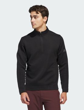 Ultimat365 DWR Textured Quarter-Zip Pullover XS Black
