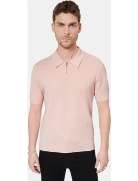 Jersey con cremallera y cuello de polo - The Kooples - FashionsVida
