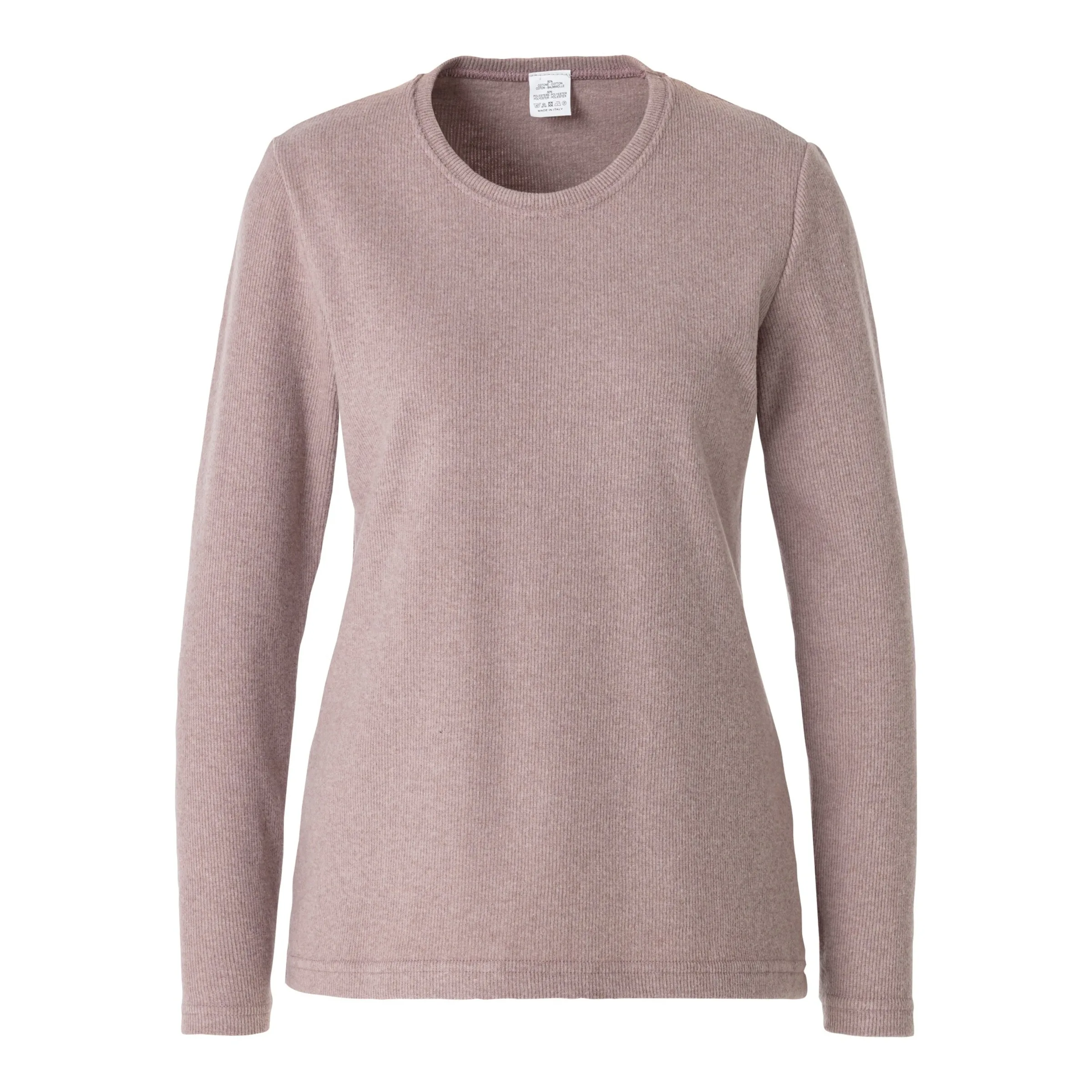 Warmer Damen- Pullover, fein gerippt natur M Damen - walzvital - FashionsVida