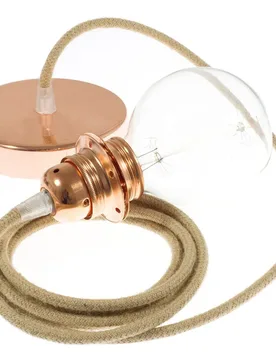 Cables Lampe Suspendue Pendel Pour Abat-jour Rn06 Diy 50 Cm Beige / Copper One Size - Creative - FashionsVida