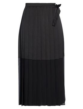 Falda midi Mujer Negro 36 Mujer