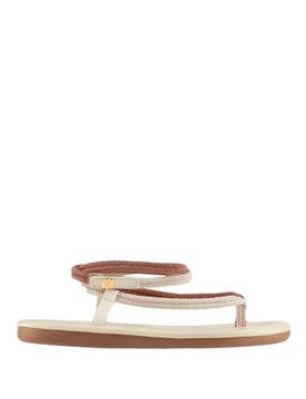 Sandalias de dedo Mujer Beige 40 Mujer
