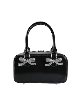 Sac en cuir - Mini sac noir - Self-Portrait - FashionsVida