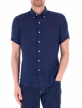 Camicia in lino POLO BLU NAVY M