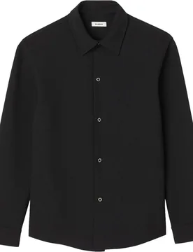Camisa de hombre de manga larga con cuello clásico - sandro - FashionsVida