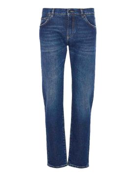 Dolce & Gabbana Plaque Logo Jeans