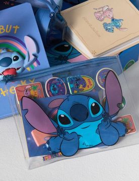Set di articoli scolastici Stitch 6 pack - indaco