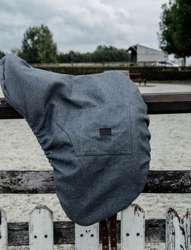 Sattelschoner DRESSUR grau