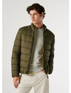 Para hombre. PM4027171 Chaqueta Acolchada (S), Casual, Nylon