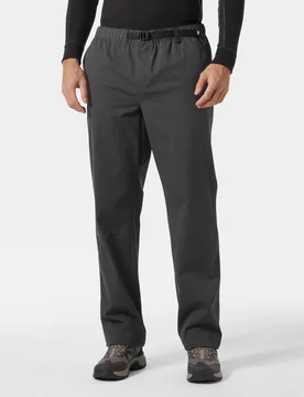 Men's Holmen Relaxed Trousers Grey 38/32 - Ebony Grey - Male - Helly Hansen - FashionsVida