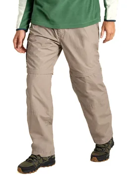 Kiwi Pro Mens Convertible Trousers - Beige - Size 34 Long - Craghoppers - FashionsVida