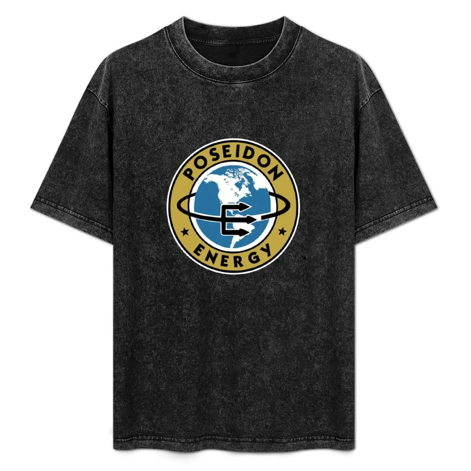 Poseidon Energy Logo T-Shirt All Match Basic Short Sleeve Top - Aliexpress - FashionsVida