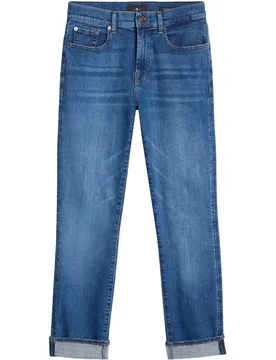 Vaqueros pitillo de mujer Relaxed Skinny de tiro medio - 7 For All Mankind - FashionsVida