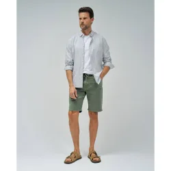 Pantalones cortos regular fit de hombre con cordón
