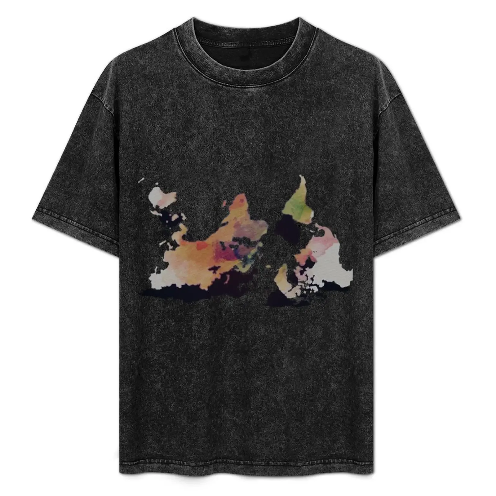 Upside down map T-Shirt Construction Work Tee Shirt - Aliexpress - FashionsVida