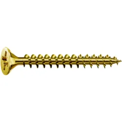 Tornillos Cabeza Plana POZI Ranura Cruz Yellox 4,5 x 60 mm - 30 Uds