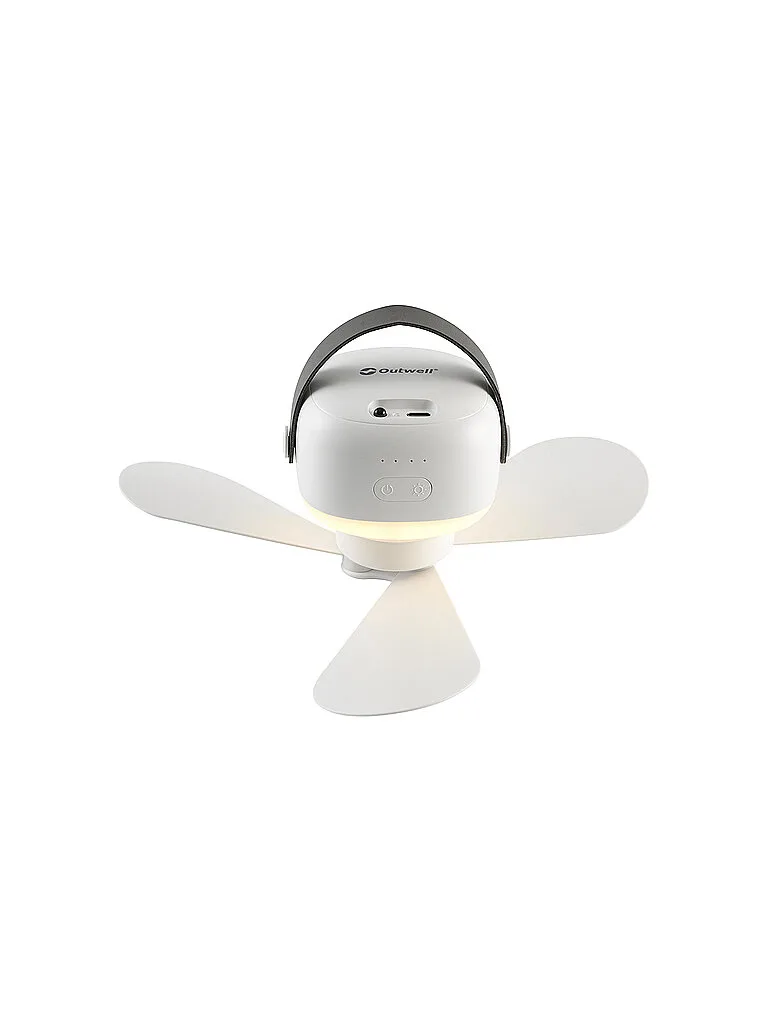 Ventilatore Aurelios ricaricabile bianco - Outwell - FashionsVida