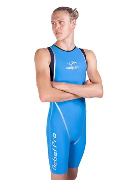 Triathlon Senza Maniche Rebel Pro 3 Blue / Dark Blue XS