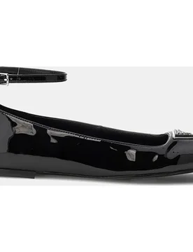 Zapatos planos de mujer bailarina de charol modelo levvis - Guess - FashionsVida