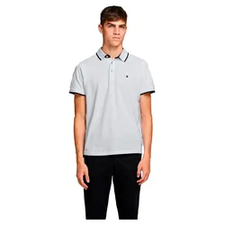 Polo à Manches Courtes Epaulos White 3XL