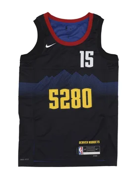 Canotta Basket Uomo Nba City Edition 2023/24 Swingman Jersey No 15 Nikola Jokic Dennug Black - NIKE NBA - FashionsVida