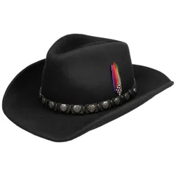 Hackberry Western Hat by - black - Size: M (56-57 cm)