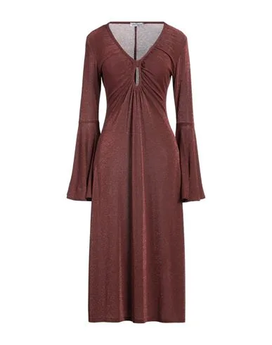 Vestido midi Mujer Marrón M Mujer - Otro Amor - FashionsVida
