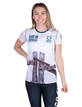 Maglietta A Maniche Corte ´´camí De Cavalls´´ White L - OTSO - FashionsVida