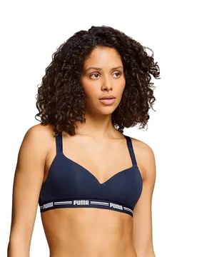 Soutien-gorge De Sport Padded Hang Navy S - Puma - FashionsVida