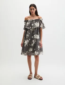 Carmen vestido suelto de suave fibra de ramio - MARC O'POLO - FashionsVida