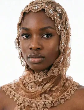 Chal de encaje hecho a mano, de alta gama, adecuado para bodas y todas las estaciones, playa, vacaciones - Shein - FashionsVida