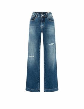 Jeans Flared Fit RICH PALAZZO azul 44/L32