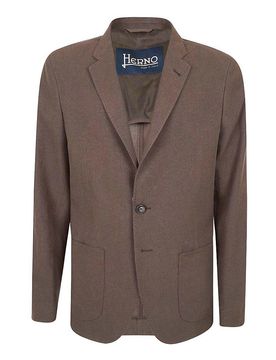 Herno Blazer monopetto marrone
