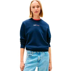 Felpa Ess Logo 2 Crew Dark Night Navy L