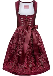 Dirndl Eva (rot, Gr. 38) von Wiesnwuid für Damen, 100% Polyester