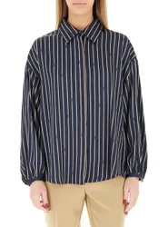 Camicia a righe BLU NAVY 40