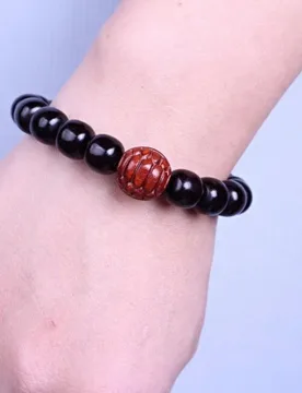 Indian small-leaf rosewood 1.0*1.1 vintage beads, high oil content, dense old material, suitable for men and women's bracelets a - Aliexpress - FashionsVida