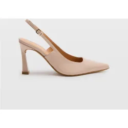 Zapato tacón, destalonado alto
