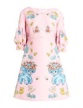 Minivestido Mujer Rosa 36 Mujer