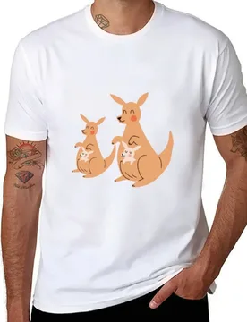 Kangaroos T-Shirt graphic t shirts for man cotton t shirts man 100% T-Shirt - Aliexpress - FashionsVida