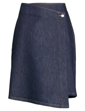 Jeansrock Damen Blau S Damen