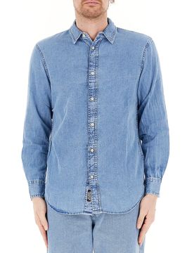 Camicia in jeans BLU CHIARO S