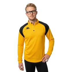Sweat à Demi-zip Lovato Yellow Chrome / Black XL