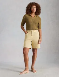 Cotton Rich Denim Shorts Green female