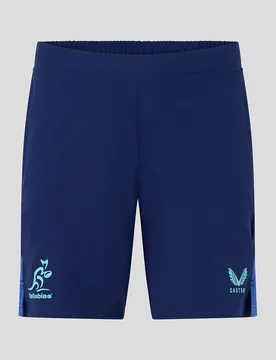 Rugby Australia Men's Wallabies Training Shorts - Blue BLUE 3XL male - Castore - FashionsVida