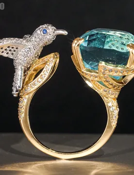 Pieza Anillo con piedra de circonita cúbica cautivadora, adecuado para mujeres, ideal para bodas, compromisos, fiestas de aniversario, regalos del D? - Shein - FashionsVida