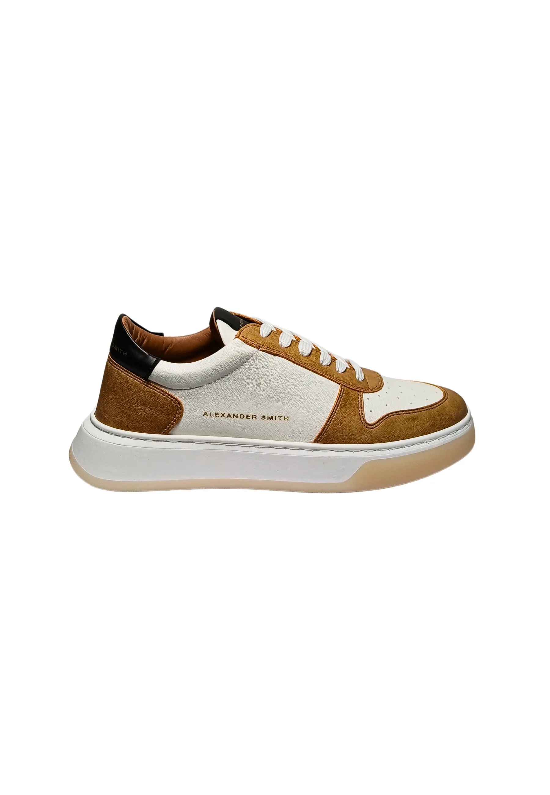 Scarpe Uomo Harrow Man-Sand White Black - Alexander Smith - FashionsVida